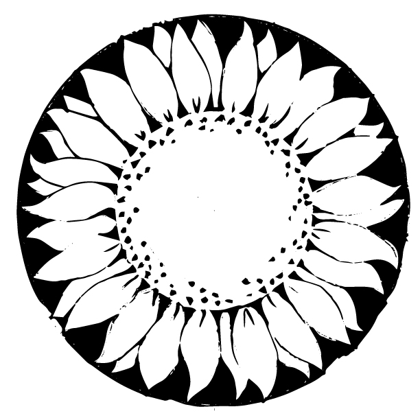 sunflower stencil Download